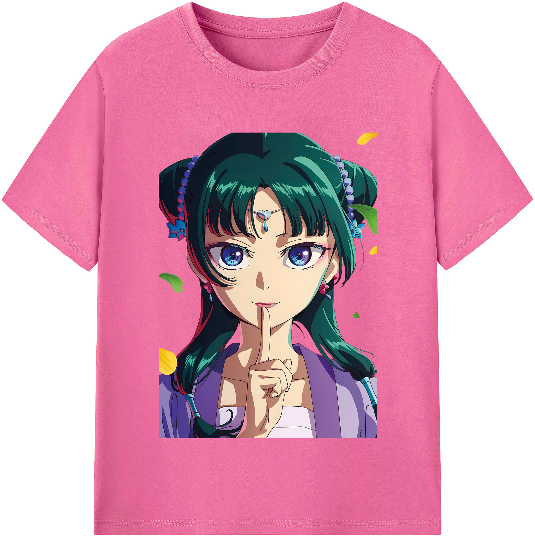 （画像用） 薬屋のひとりごと The Apothecary Diaries レディースカジュアルプリントTシャツ（綿100％）
